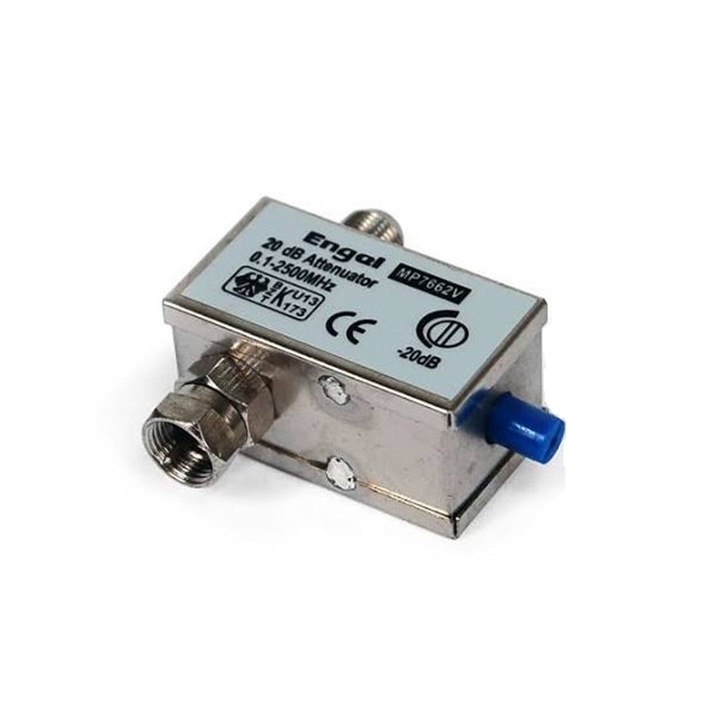 ATENUADOR REGULABLE VHF/UHF + FI - 20dB