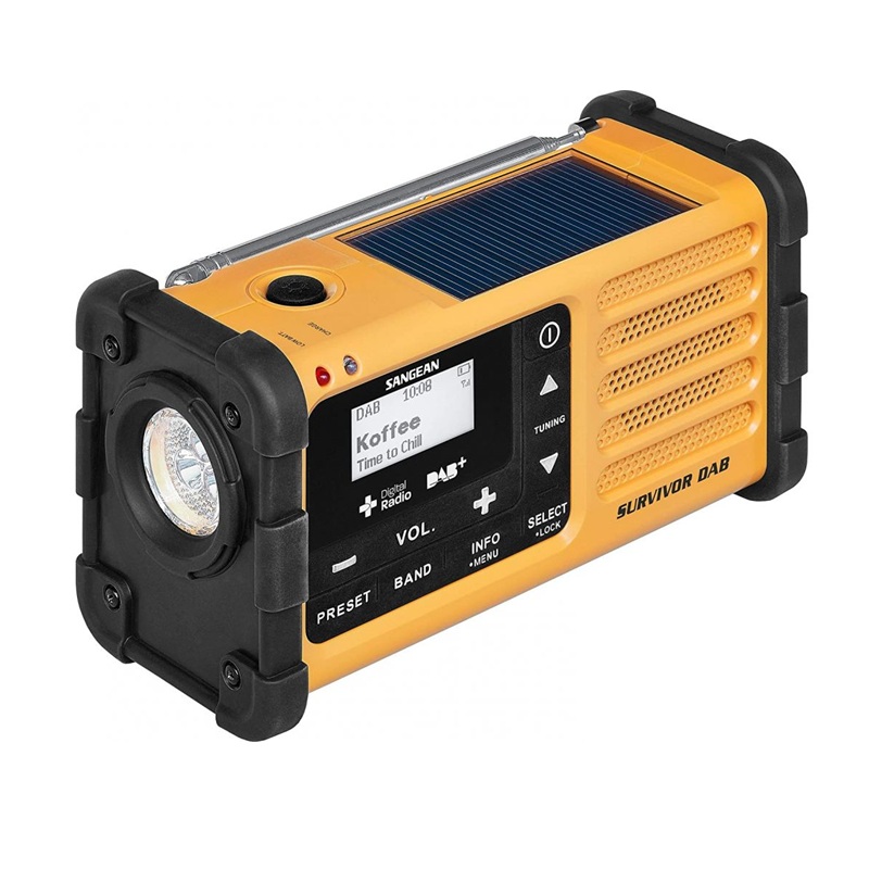 RADIO DIGITAL DE EMERGENCIA DAB+/FM SANGEAN MMR-88DAB (USB-C) RECARGABLE