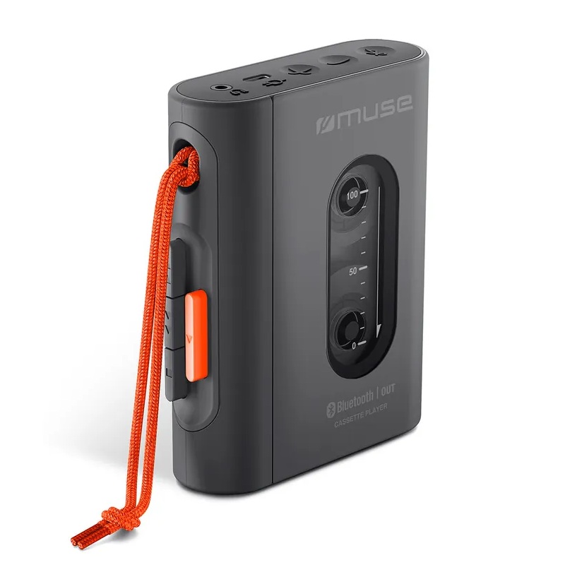 RADIO CASSETTE PORTÁTIL MUSE M-132WM DUAL JACK/BLUETOOTH NEGRO