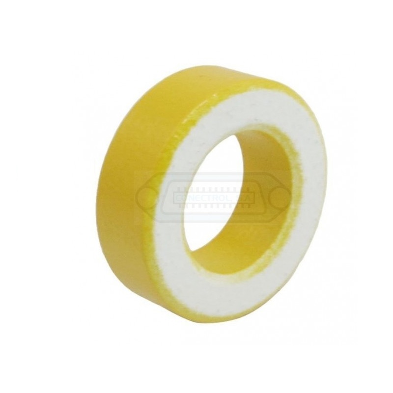 NUCLEO TOROIDAL POLVO DE HIERRO Ø20.32 x Ø12.70 x 9.53mm