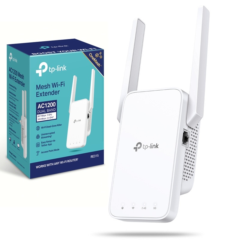 EXTENSOR MESH WIFI AP AC1200 DUAL BAND TP-LINK RE315