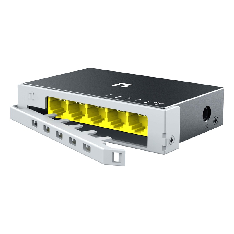 SWITCH ETHERNET 5P RJ45 GIGABIT STONET METAL DESKTOP/WALL
