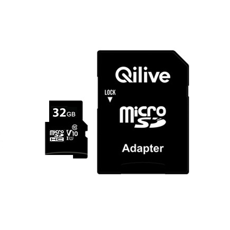 MICRO SDHC 32GB U1 V10 CL10 QILIVE + ADAPTADOR SD