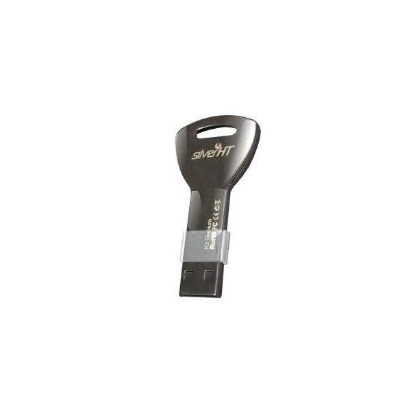 MEMORIA USB 2.0 STEEL K3 TITANIUM 16B
