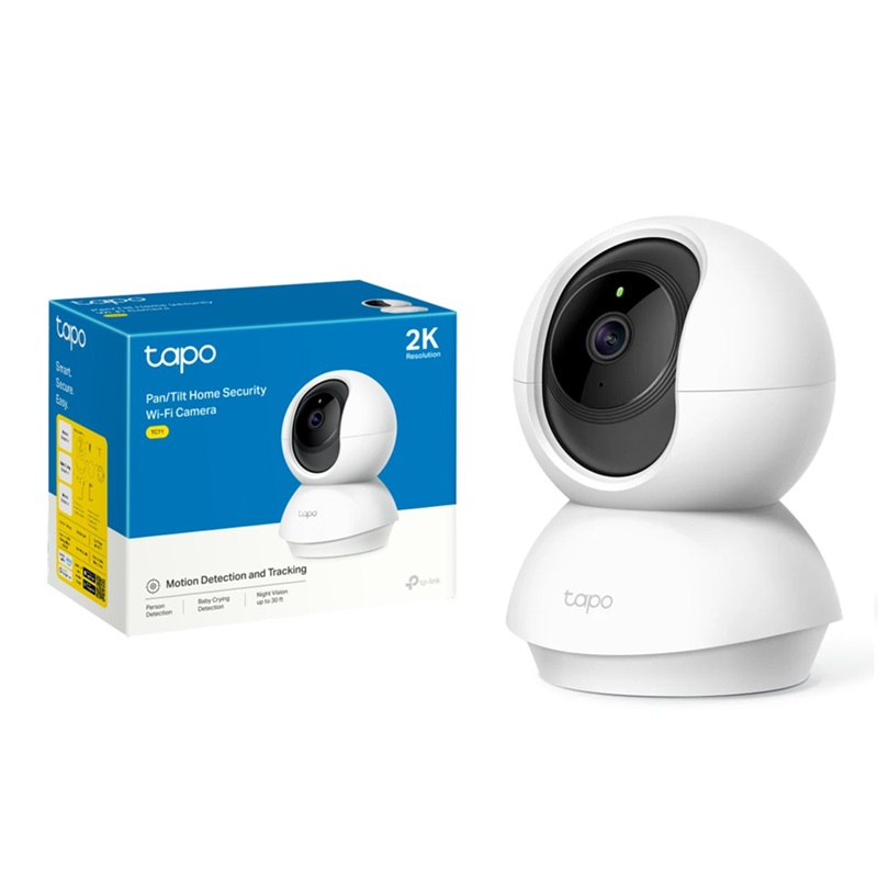 CÁMARA SEGURIDAD IP WiFi 360º 2K 3MP 360º PAN/TILT AI HOME