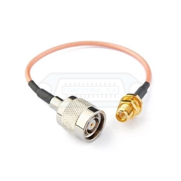 CABLE ANTENA RP-SMA HEMBRA a RP-TNC MACHO