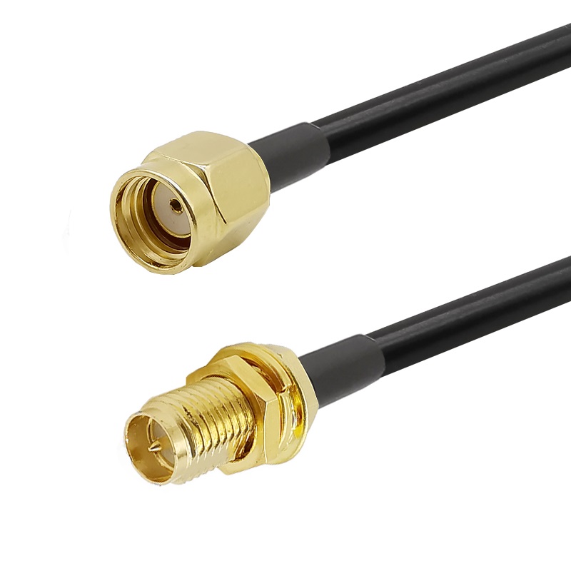 CABLE ANTENA RP-SMA MACHO a RP-SMA HEMBRA RG58/U 3m