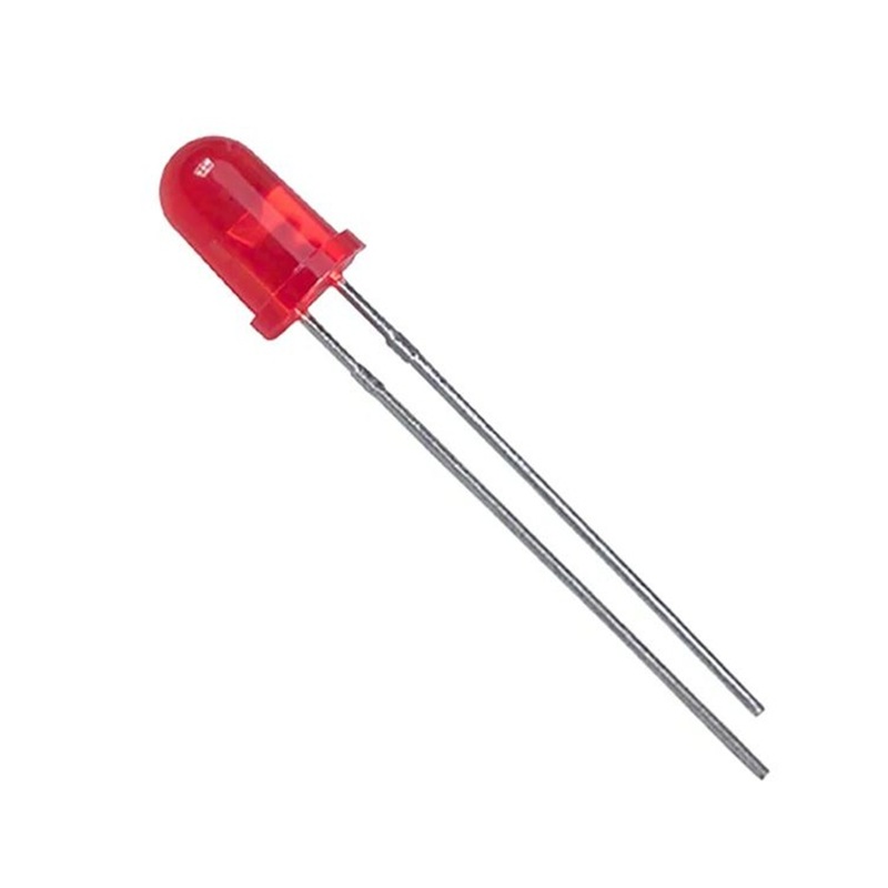 DIODO LED Ø5mm ROJO DIFUSO 2.3V