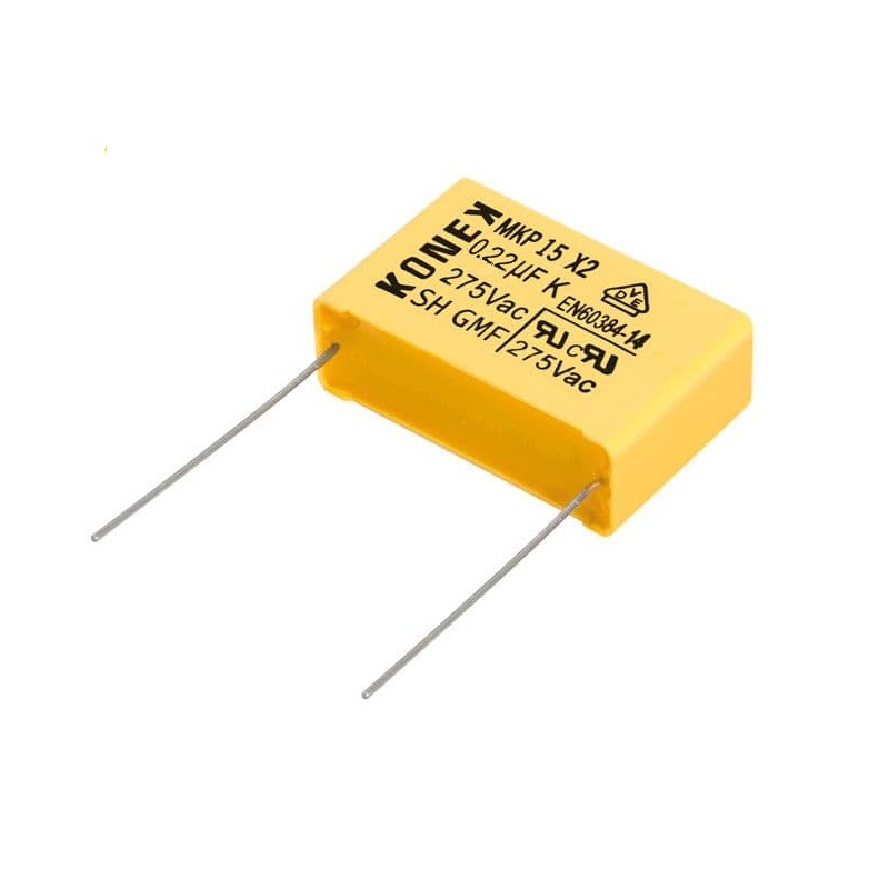 CONDENSADOR MKP X2 ALTERNA 0.22uF (220K) 275VAC R-15mm