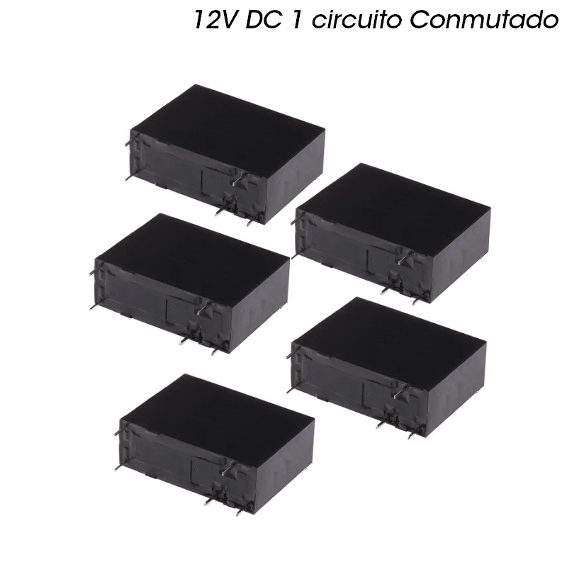 KIT RELES 12VCC 1 CIRCUITO CONMUTADO 250VAC 10A CEBEK C-4010