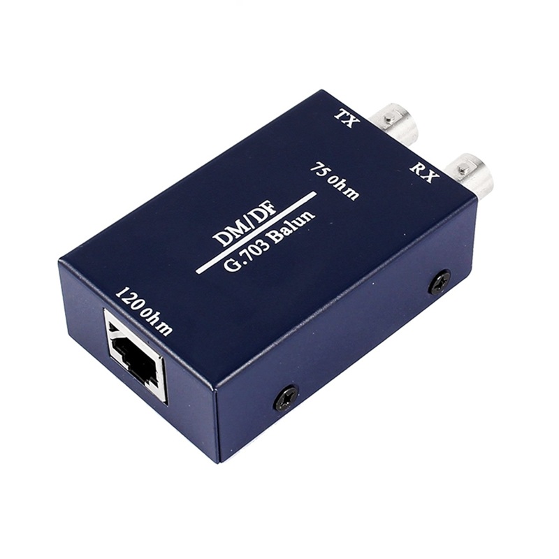 BALUN 2x BNC HEMBRA - RJ45 FTP HEMBRA G.703