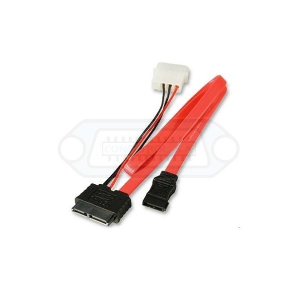 CABLE SLIMLINE SATA DATOS + ALIMENTACIÓN 50 CMS.