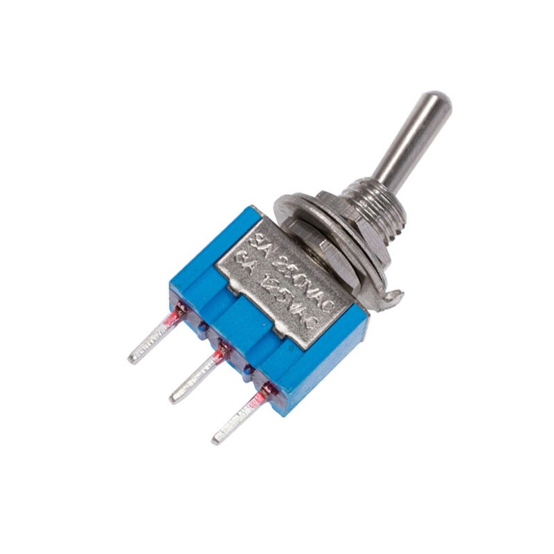 INTERRUPTOR PALANCA 2P (ON-ON) 1Co 3A/250VAC M6 PCB