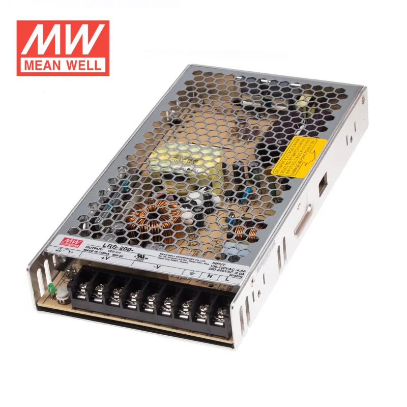 FUENTE ALIMENTACIÓN DC 5V 40A 200W CONMUTADA MEAN WELL