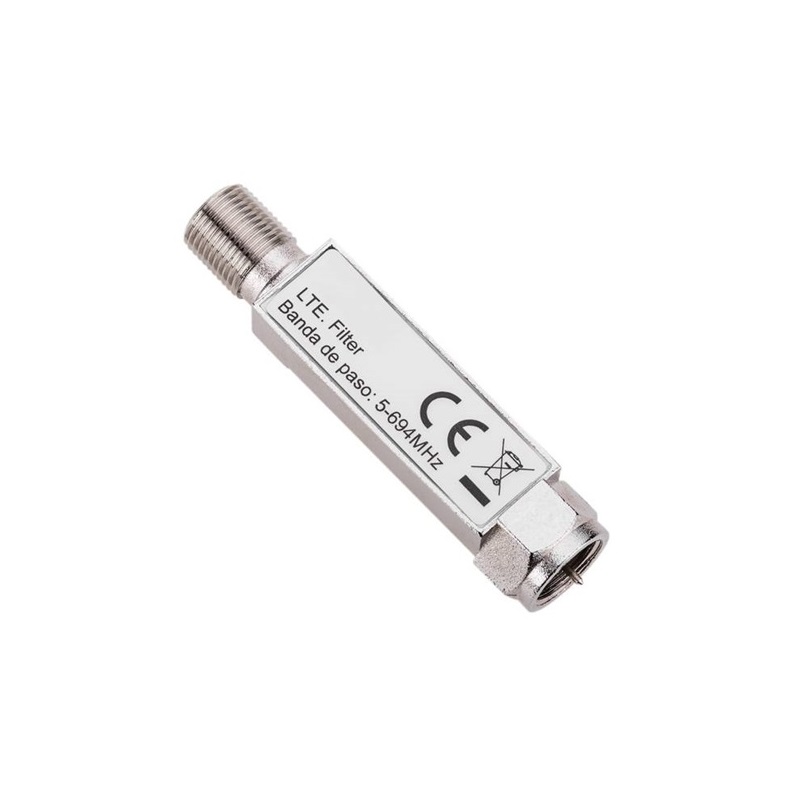 FILTRO LTE 5-790MHz ANTENA TIPO "F" MACHO - HEMBRA