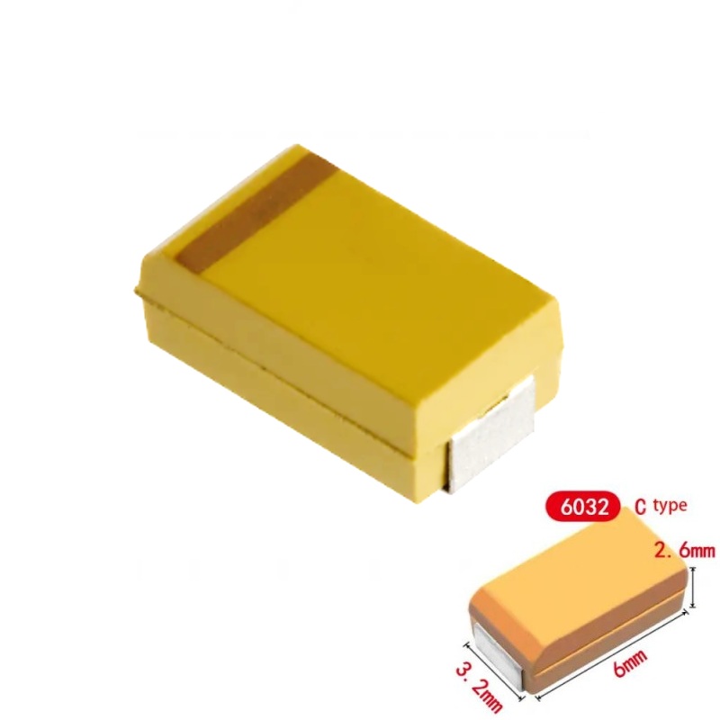 CONDENSADOR TÁNTALO SMD 10uF 16V CAJA C (2312)