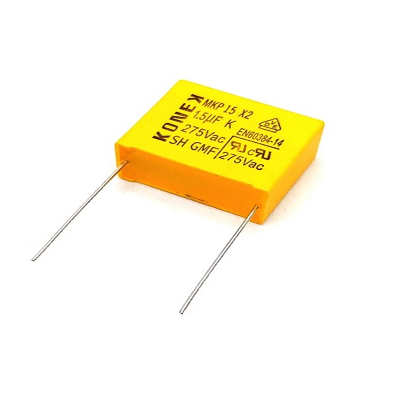 CONDENSADOR MKP X2 ALTERNA 1.5uF 275VAC R-27.5mm